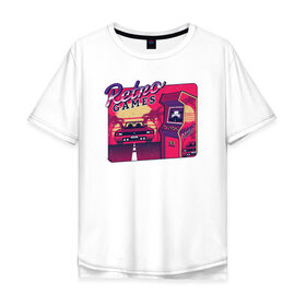 Мужская футболка хлопок Oversize с принтом Ретро Игры в Кировске, 100% хлопок | свободный крой, круглый ворот, “спинка” длиннее передней части | games | retro | денди | игры | приставка | ретро