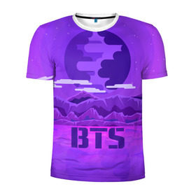 Мужская футболка 3D спортивная с принтом BTS BAND в Кировске, 100% полиэстер с улучшенными характеристиками | приталенный силуэт, круглая горловина, широкие плечи, сужается к линии бедра | bangtan boys | music | богдан бойс | бтс | корея | музыка | парни | поп музыка