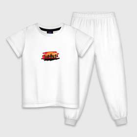 Детская пижама хлопок с принтом Red Dead Redemption 2 T-Shirt в Кировске, 100% хлопок |  брюки и футболка прямого кроя, без карманов, на брюках мягкая резинка на поясе и по низу штанин
 | 