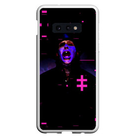 Чехол для Samsung S10E с принтом Marilyn Manson в Кировске, Силикон | Область печати: задняя сторона чехла, без боковых панелей | cry | inch | industrial | little | manson | marilyn | music | nails | nin | rock | sister | индастриал | инч | мансон | менсен | менсон | мерилин | мерлин | музыка | мэнсон | мэрилин | мэрлин | найн | нин | нэйлс | рок