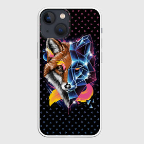 Чехол для iPhone 13 mini с принтом Super Space Fox в Кировске,  |  | cute | fox | foxes | ginger | space | super | tail | забавная | космическая | космос | лис | лиса | лисица | лисицы | лисичка | лисички | лисы | милая | просто | ретро | рыжая | рыжие | смешная | супер | фыр | хвост | хвостик