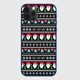 Чехол для iPhone 12 Pro Max с принтом Свитер с Сантой в Кировске, Силикон |  | christmas | claus | gift | new | present | santa | snow | snowflakes | three | xmas | year | год | дедмороз | ёлка | ель | новый | подарок | рождество | санта | снег | снежинки | сюрприз