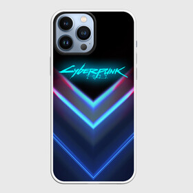 Чехол для iPhone 13 Pro Max с принтом CYBERPUNK 2077 NEON | НЕОН в Кировске,  |  | Тематика изображения на принте: 2019 | cd project red | cyberpunk 2077 | future | hack | night city | samurai | sci fi | андроиды | безумие | будущее | киберпанк 2077 | логотип | роботы | самураи | фантастика | цифры