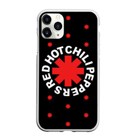 Чехол для iPhone 11 Pro матовый с принтом Red Hot Chili Peppers в Кировске, Силикон |  | chili | cross | hot | logo | music | peppers | red | red hot chili peppers | rhcp | rock | star | symbol | звезда | звездочка | красная | красный | крест | логотип | музыка | перцы | рок | символ | цветок | цветочек | чили