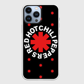 Чехол для iPhone 13 Pro Max с принтом Red Hot Chili Peppers в Кировске,  |  | chili | cross | hot | logo | music | peppers | red | red hot chili peppers | rhcp | rock | star | symbol | звезда | звездочка | красная | красный | крест | логотип | музыка | перцы | рок | символ | цветок | цветочек | чили