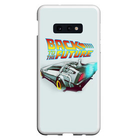 Чехол для Samsung S10E с принтом Back to the future_4 в Кировске, Силикон | Область печати: задняя сторона чехла, без боковых панелей | Тематика изображения на принте: back to the future | doc | emmet brown | marty mcfly | док | культовое кино | марти макфлай | путешествия во времени | роберт земекис | эйнштейн | эммет браун