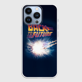 Чехол для iPhone 13 Pro с принтом Back to the future_8 в Кировске,  |  | Тематика изображения на принте: back to the future | doc | emmet brown | marty mcfly | док | культовое кино | марти макфлай | путешествия во времени | роберт земекис | эйнштейн | эммет браун