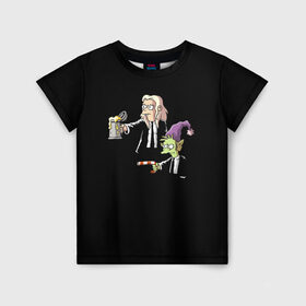 Детская футболка 3D с принтом Disenchantment. Pulp Fiction в Кировске, 100% гипоаллергенный полиэфир | прямой крой, круглый вырез горловины, длина до линии бедер, чуть спущенное плечо, ткань немного тянется | криминальное чтиво | разочарование | тарантино | эльф
