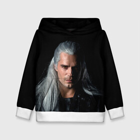 Детская толстовка 3D с принтом The Witcher. Geralt of Rivia в Кировске, 100% полиэстер | двухслойный капюшон со шнурком для регулировки, мягкие манжеты на рукавах и по низу толстовки, спереди карман-кенгуру с мягким внутренним слоем | Тематика изображения на принте: andrzej | cavill | ciri | cirilla | geralt | henry | netflix | rivia | sapkowski | witcher | yennefer | анджей | ведьмак | генри | геральт | йеннифэр | кавилл | ривия | сапковский | цири | цирилла