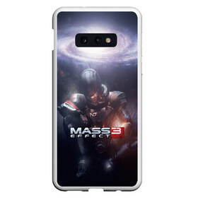 Чехол для Samsung S10E с принтом MASS EFFECT 3 в Кировске, Силикон | Область печати: задняя сторона чехла, без боковых панелей | amdromeda initiative | andromeda | game | gun | hemet | n7 | rifle | ryder | soldier | space | star | weapon