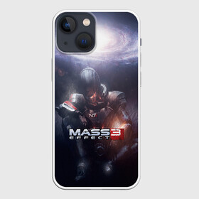 Чехол для iPhone 13 mini с принтом MASS EFFECT 3 в Кировске,  |  | Тематика изображения на принте: amdromeda initiative | andromeda | game | gun | hemet | n7 | rifle | ryder | soldier | space | star | weapon