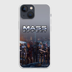 Чехол для iPhone 13 mini с принтом Mass Effect в Кировске,  |  | amdromeda initiative | andromeda | game | gun | hemet | n7 | rifle | ryder | soldier | space | star | weapon