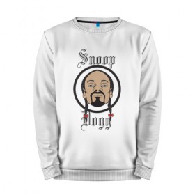 Мужской свитшот хлопок с принтом Снуп Дог | Snoop Dogg в Кировске, 100% хлопок |  | 