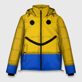 Мужская зимняя куртка 3D с принтом ROBLOX NOOB Face в Кировске, верх — 100% полиэстер; подкладка — 100% полиэстер; утеплитель — 100% полиэстер | длина ниже бедра, свободный силуэт Оверсайз. Есть воротник-стойка, отстегивающийся капюшон и ветрозащитная планка. 

Боковые карманы с листочкой на кнопках и внутренний карман на молнии. | Тематика изображения на принте: lego | logo | meme | memes | minecraft | oof | quest | roblocks | roblockx | roblox | studio | блок | блоки | голова | игра | игры | квест | лего | лицо | лого | логотип | майнкрафт | мем | мемы | онлайн | роблокс | студия