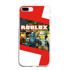 Чехол для iPhone 7Plus/8 Plus матовый с принтом ROBLOX в Кировске, Силикон | Область печати: задняя сторона чехла, без боковых панелей | lego | logo | meme | memes | minecraft | oof | quest | roblocks | roblockx | roblox | studio | блок | блоки | голова | игра | игры | квест | лего | лицо | лого | логотип | майнкрафт | мем | мемы | онлайн | роблокс | студия