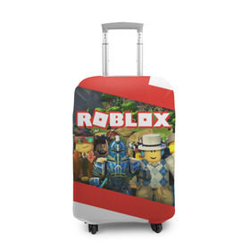 Чехол для чемодана 3D с принтом ROBLOX в Кировске, 86% полиэфир, 14% спандекс | двустороннее нанесение принта, прорези для ручек и колес | lego | logo | meme | memes | minecraft | oof | quest | roblocks | roblockx | roblox | studio | блок | блоки | голова | игра | игры | квест | лего | лицо | лого | логотип | майнкрафт | мем | мемы | онлайн | роблокс | студия