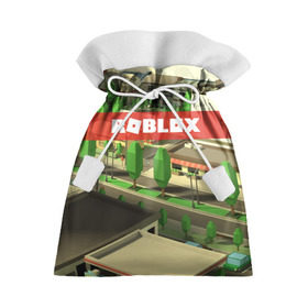 Подарочный 3D мешок с принтом ROBLOX City в Кировске, 100% полиэстер | Размер: 29*39 см | lego | logo | meme | memes | minecraft | oof | quest | roblocks | roblockx | roblox | studio | блок | блоки | голова | игра | игры | квест | лего | лицо | лого | логотип | майнкрафт | мем | мемы | онлайн | роблокс | студия
