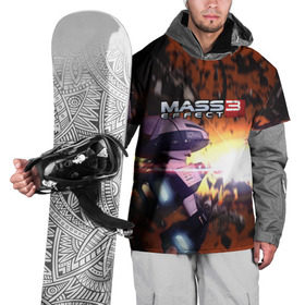 Накидка на куртку 3D с принтом MASS EFFECT в Кировске, 100% полиэстер |  | amdromeda initiative | andromeda | game | gun | hemet | n7 | rifle | ryder | soldier | space | star | weapon