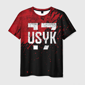 Мужская футболка 3D с принтом USYK 17 Blood в Кировске, 100% полиэфир | прямой крой, круглый вырез горловины, длина до линии бедер | bellew | box | boxing | fight | mma | tony | ufc | ukraine | usyk | weight | белью | боец | бой | бокс | боксер | боксеры | вес | лого | логотип | мира | тони | тяжеловес | тяжелый | украина | украинец | усик | чемпион