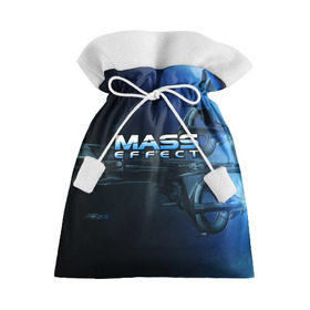 Подарочный 3D мешок с принтом MASS EFFECT в Кировске, 100% полиэстер | Размер: 29*39 см | 