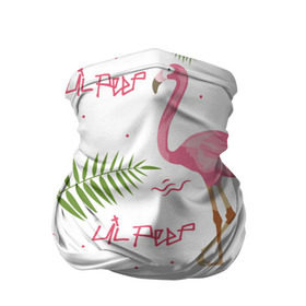 Бандана-труба 3D с принтом Lil Peep pink flamingo в Кировске, 100% полиэстер, ткань с особыми свойствами — Activecool | плотность 150‒180 г/м2; хорошо тянется, но сохраняет форму | benz truck | girls. pink | gustav hr | hip hop | lil | lil peep | peep | rap | лил | лилпип | листья | пальма | пальмы | пип | розовый | рэп | фламинго | хип хоп | эмо | эмо реп