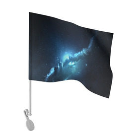 Флаг для автомобиля с принтом ATLANTIS NEBULA в Кировске, 100% полиэстер | Размер: 30*21 см | galaxy | nebula | space | star | абстракция | вселенная | галактика | звезда | звезды | космический | планеты