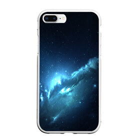 Чехол для iPhone 7Plus/8 Plus матовый с принтом ATLANTIS NEBULA в Кировске, Силикон | Область печати: задняя сторона чехла, без боковых панелей | galaxy | nebula | space | star | абстракция | вселенная | галактика | звезда | звезды | космический | планеты