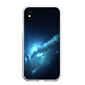 Чехол для iPhone XS Max матовый с принтом ATLANTIS NEBULA в Кировске, Силикон | Область печати: задняя сторона чехла, без боковых панелей | galaxy | nebula | space | star | абстракция | вселенная | галактика | звезда | звезды | космический | планеты