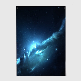 Постер с принтом ATLANTIS NEBULA в Кировске, 100% бумага
 | бумага, плотность 150 мг. Матовая, но за счет высокого коэффициента гладкости имеет небольшой блеск и дает на свету блики, но в отличии от глянцевой бумаги не покрыта лаком | galaxy | nebula | space | star | абстракция | вселенная | галактика | звезда | звезды | космический | планеты