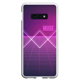 Чехол для Samsung S10E с принтом Muse Simulation Theory в Кировске, Силикон | Область печати: задняя сторона чехла, без боковых панелей | Тематика изображения на принте: alternative | music | retro | rock | simulation | theory | альбом | альтернатива | альтернативная | беллами | музыка | мьюз | мэтью | ретро | рок