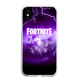 Чехол для iPhone XS Max матовый с принтом FORTNITE в Кировске, Силикон | Область печати: задняя сторона чехла, без боковых панелей | Тематика изображения на принте: 2019 | armor | armour | battle royale | cybersport | esport | fortnite | game | llama | logo | батл роял | батл рояль | броня | вспышка | игра | киберспорт | лама | молния | разряд | симулятор строительства | строительство | фиолетовый | фи