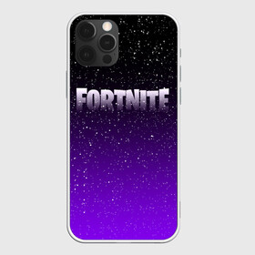 Чехол для iPhone 12 Pro с принтом FORTNITE SPACE в Кировске, силикон | область печати: задняя сторона чехла, без боковых панелей | 2019 | armor | armour | cybersport | esport | fortnite | game | llama | logo | броня | игра | киберспорт | лама | симулятор строительства | строительство | фиолетовый | фирменные цвета | фортнайт