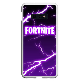 Чехол для Samsung S10E с принтом FORTNITE STORM в Кировске, Силикон | Область печати: задняя сторона чехла, без боковых панелей | 2019 | armor | armour | battle royale | cybersport | esport | fortnite | game | llama | logo | storm | батл рояль | броня | буря | игра | киберспорт | лама | молнии | молния | разряд | симулятор строительства | строительство | ток | фиолето