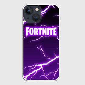 Чехол для iPhone 13 mini с принтом FORTNITE STORM | ФОРТНАЙТ СЕРДЦЕ в Кировске,  |  | 2019 | armor | armour | battle royale | cybersport | esport | fortnite | game | llama | logo | storm | батл рояль | броня | буря | игра | киберспорт | лама | молнии | молния | разряд | симулятор строительства | строительство | ток | фиолето