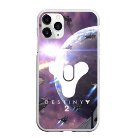 Чехол для iPhone 11 Pro Max матовый с принтом DESTINY 2 в Кировске, Силикон |  | action | destiny | destiny 2 | fantasy | game | hunter | online | titan | traveller | warlock | игры | космос | шутер