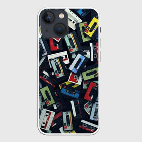 Чехол для iPhone 13 mini с принтом 90 е в Кировске,  |  | music | детство | кассета | молодость | музыка | перестройка | ретро | ссср