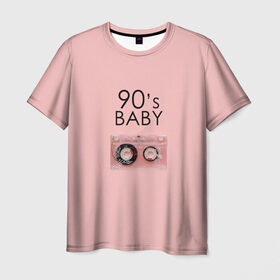 Мужская футболка 3D с принтом 90-е в Кировске, 100% полиэфир | прямой крой, круглый вырез горловины, длина до линии бедер | mtv | music | детство | дискотека | кассета | музыка | перестройка | ретро | ссср