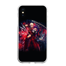 Чехол для iPhone XS Max матовый с принтом Devil May Cry в Кировске, Силикон | Область печати: задняя сторона чехла, без боковых панелей | Тематика изображения на принте: devilmaycry | dmc