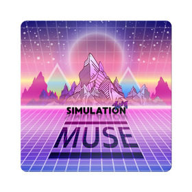 Магнит виниловый Квадрат с принтом Simulation Theory. Muse в Кировске, полимерный материал с магнитным слоем | размер 9*9 см, закругленные углы | Тематика изображения на принте: matthew bellamy | muse | simulation theory | мьюз | мэт бэллами | мэтью беллами