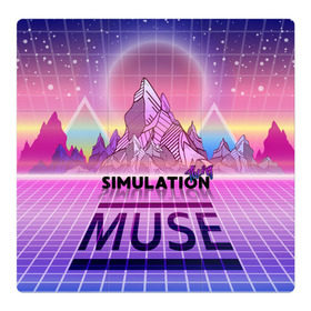 Магнитный плакат 3Х3 с принтом Simulation Theory. Muse в Кировске, Полимерный материал с магнитным слоем | 9 деталей размером 9*9 см | matthew bellamy | muse | simulation theory | мьюз | мэт бэллами | мэтью беллами