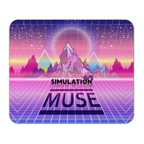 Коврик для мышки прямоугольный с принтом Simulation Theory. Muse в Кировске, натуральный каучук | размер 230 х 185 мм; запечатка лицевой стороны | matthew bellamy | muse | simulation theory | мьюз | мэт бэллами | мэтью беллами