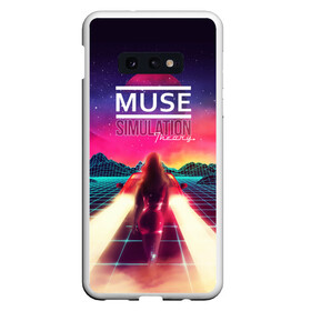 Чехол для Samsung S10E с принтом Muse Simulation Theory в Кировске, Силикон | Область печати: задняя сторона чехла, без боковых панелей | Тематика изображения на принте: matthew bellamy | muse | simulation theory | мьюз | мэт бэллами | мэтью беллами