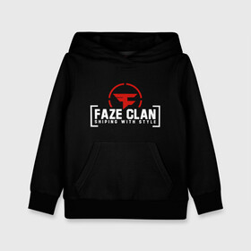 Детская толстовка 3D с принтом FAZE CLAN в Кировске, 100% полиэстер | двухслойный капюшон со шнурком для регулировки, мягкие манжеты на рукавах и по низу толстовки, спереди карман-кенгуру с мягким внутренним слоем | Тематика изображения на принте: action | astralis | awp | counter strike | cs go | cs go global offensive | cybersport | faze clan | game | gamer | hyper beast | shooter | skin | team liquid | киберспорт | оружие | скины