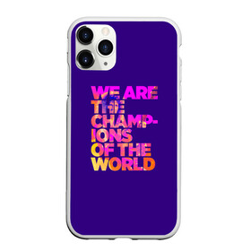 Чехол для iPhone 11 Pro матовый с принтом Queen We Are The Champions в Кировске, Силикон |  | bohemian | brian | freddie | may | mercury | queen | rhapsody | roger | taylor | богемная | богемская | брайан | джон | королева | меркьюри | мэй | рапсодия | роджер | тейлор | фредди