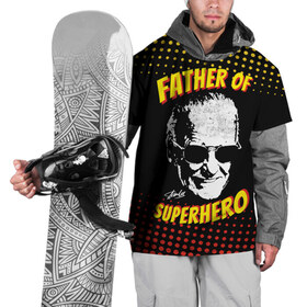 Накидка на куртку 3D с принтом Stan Lee: Father of Superhero в Кировске, 100% полиэстер |  | avengers | father | hero | hulk | iron | lee | man | stan | stan lee | stanlee | superhero | thor | анти | герой | железный | комиксы | лии | мстители | отец | стен | стенли | стэн ли | супер | супергероев | тор | халк | человек