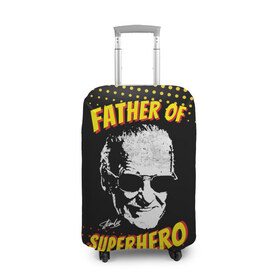 Чехол для чемодана 3D с принтом Stan Lee: Father of Superhero в Кировске, 86% полиэфир, 14% спандекс | двустороннее нанесение принта, прорези для ручек и колес | Тематика изображения на принте: avengers | father | hero | hulk | iron | lee | man | stan | stan lee | stanlee | superhero | thor | анти | герой | железный | комиксы | лии | мстители | отец | стен | стенли | стэн ли | супер | супергероев | тор | халк | человек