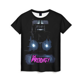 Женская футболка 3D с принтом The Prodigy в Кировске, 100% полиэфир ( синтетическое хлопкоподобное полотно) | прямой крой, круглый вырез горловины, длина до линии бедер | album | music | prodigy | брейк | группа | заставка | музыка | новый альбом | обложка альбома | продиджи