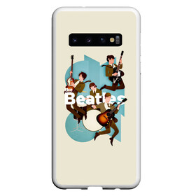 Чехол для Samsung Galaxy S10 с принтом The Beatles в Кировске, Силикон | Область печати: задняя сторона чехла, без боковых панелей | the beatles | битлз | британия | гитара | джон леннон | джордж харрисон | макартни | пол маккартни | ринго стар | рок | рок н ролл | хард рок | хиппи