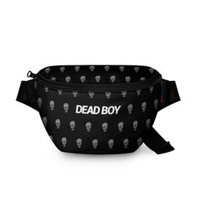 Поясная сумка 3D с принтом Bones Deadboy в Кировске, 100% полиэстер | плотная ткань, ремень с регулируемой длиной, внутри несколько карманов для мелочей, основное отделение и карман с обратной стороны сумки застегиваются на молнию | bones | boy | dead | deadboy | elmo | hdmi | hip | hop | kennedy | metal | rap | rapper | scream | sesh | seshollowaterboyz | skull | team | кеннеди | кости | костя | метал | рэп | рэпер | сеш | скрим | сэш | хип | хоп | череп | элмо