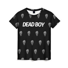 Женская футболка 3D с принтом Bones Deadboy в Кировске, 100% полиэфир ( синтетическое хлопкоподобное полотно) | прямой крой, круглый вырез горловины, длина до линии бедер | bones | boy | dead | deadboy | elmo | hdmi | hip | hop | kennedy | metal | rap | rapper | scream | sesh | seshollowaterboyz | skull | team | кеннеди | кости | костя | метал | рэп | рэпер | сеш | скрим | сэш | хип | хоп | череп | элмо